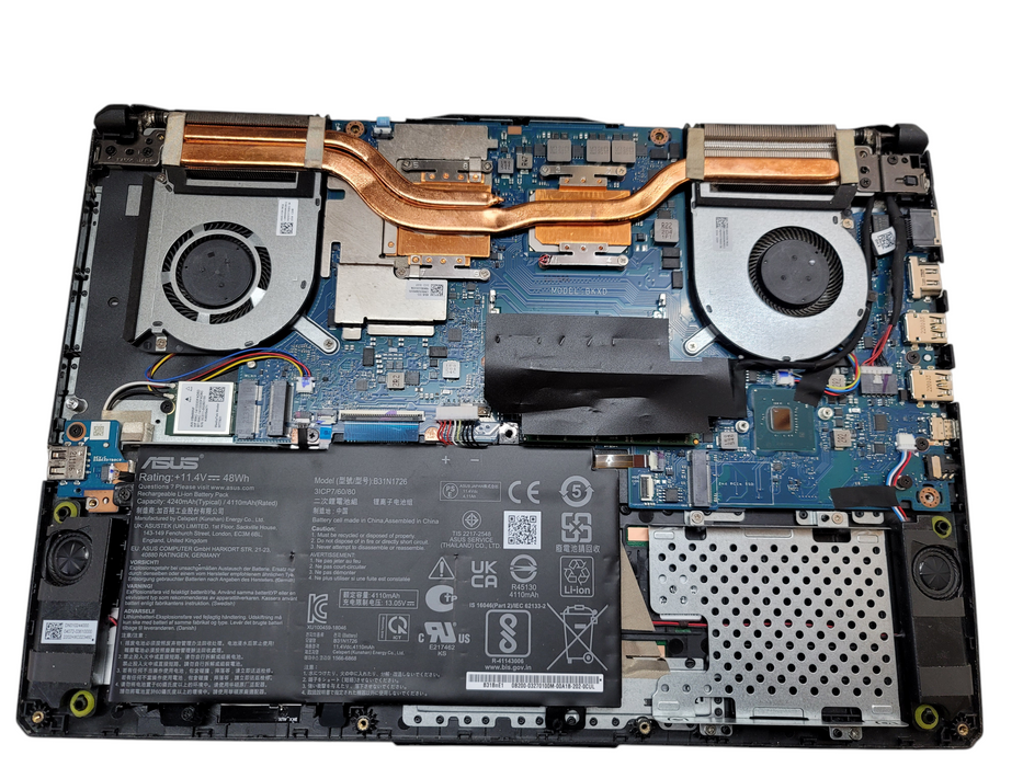 ASUS Tuf Gaming F15 FX506L i5-10300H 8GB DDR4 GTX Series No SSD FOR PARTS/REPAIR