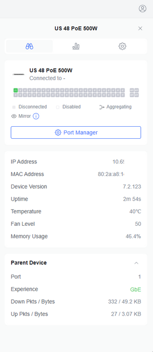 Ubiquiti UniFi US-48-500W | 48-Port Gigabit PoE+ Switch w/ 2x 10G SFP+
