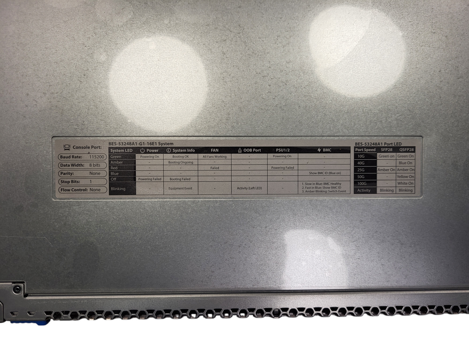 Quanta IX8 BES-53248A1 48-Port 10GbE Ethernet Switch
