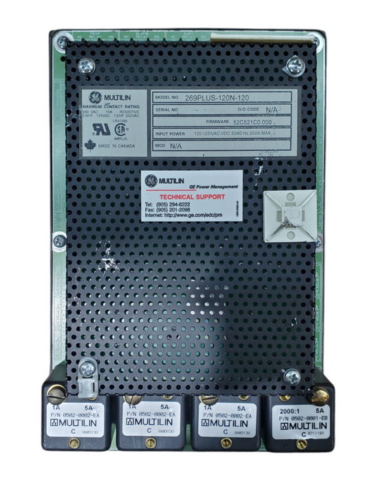 GE Multilin 269PLUS-120N-120 Motor Management Relay *READ*