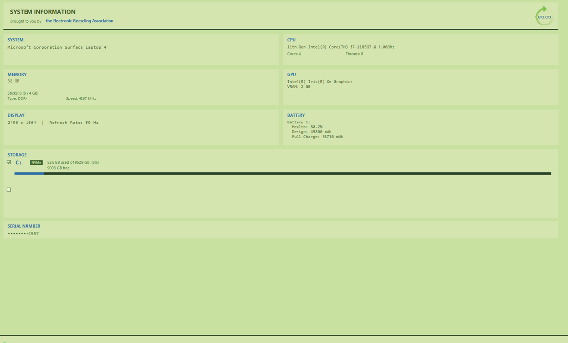 Microsoft Surface Laptop 4 | Intel Core i7-1185G7, 16GB DDR4, 1TB SSD *READ*