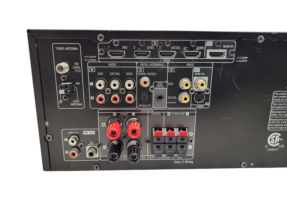 Denon AVR-391 - 5.1 Ch HDMI Home Theater Surround Sound Receiver Stereo System