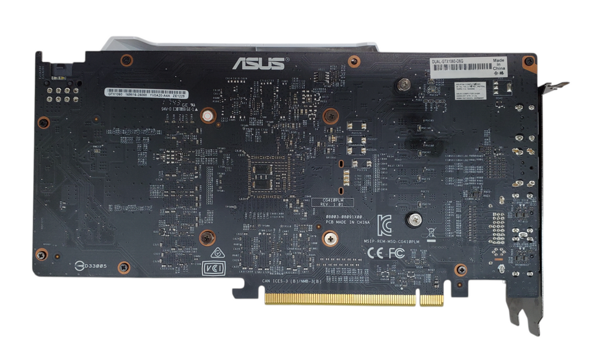 ASUS GeForce GTX 1060 6GB GDDR5 Graphics Card DUAL-GTX1060-06G