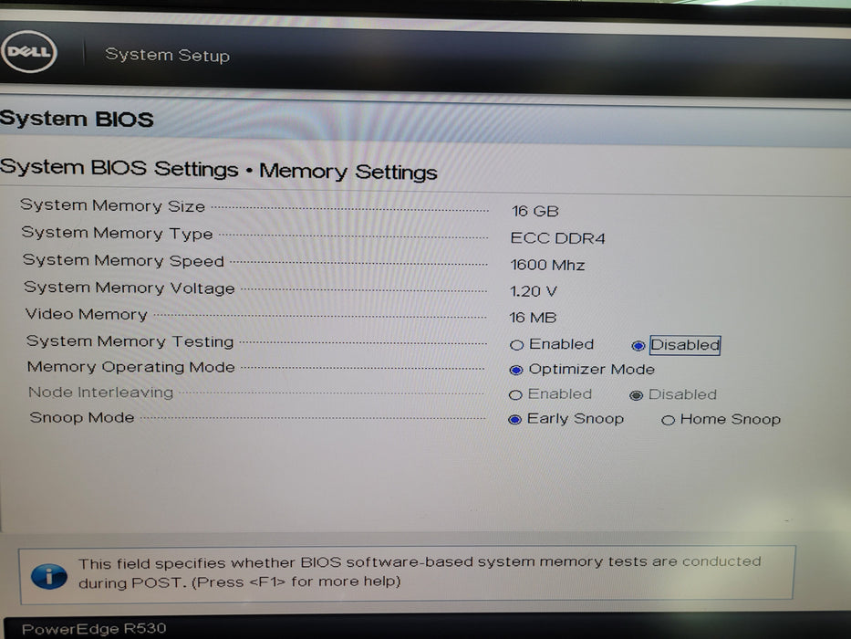 Dell PowerEdge R530 - Xeon E5-2603 v3 16GB DDR4 PERC H330 Mini 2x495W PSU