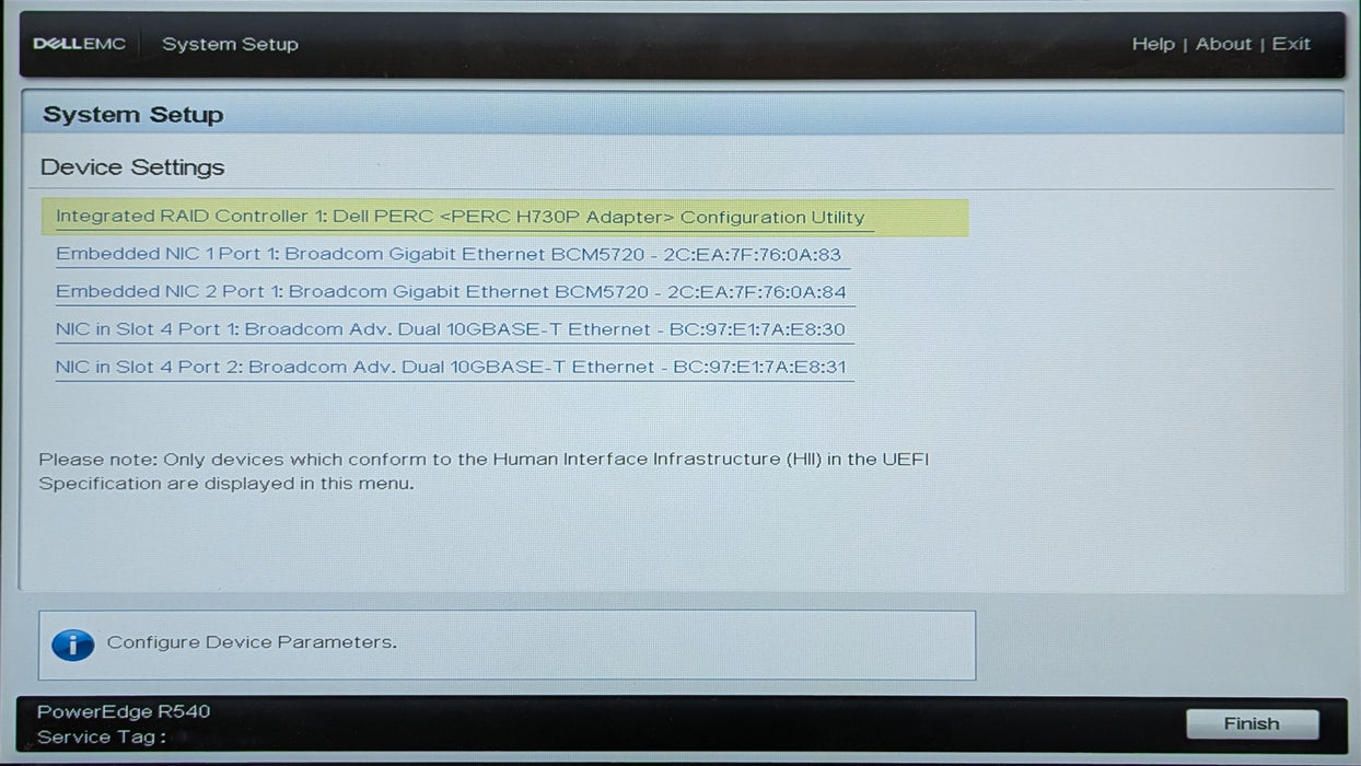 Dell PE R540 2U 8x3.5", 2x Xeon Silver 4110, 16GB DDR4, PERC H730P, 2x750W PSU