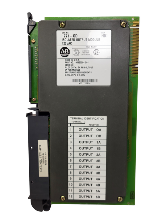 1771-OD Allen Bradley Isolated 120VAC Output 1771-0D