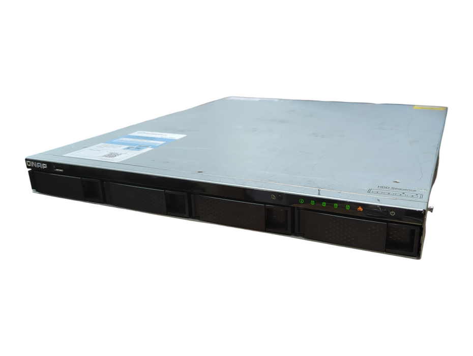 QNAP TS-463U-RP 4-Bay NAS Rackmount w/ 4x1TB HDDs