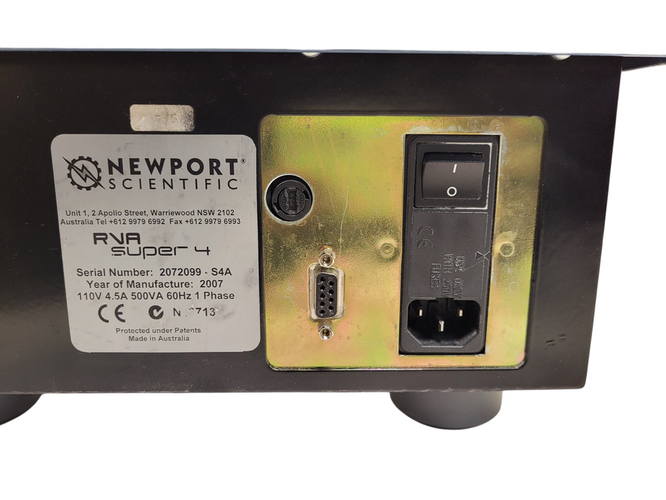 Newport Scientific RVA Super 4 READ