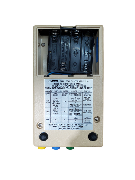 BK Precision 510 Transistor Tester w/ Case *READ*