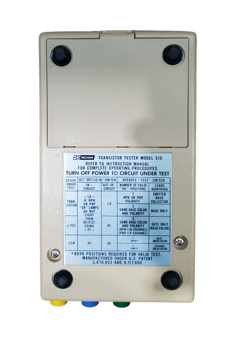BK Precision 510 Transistor Tester w/ Case *READ*