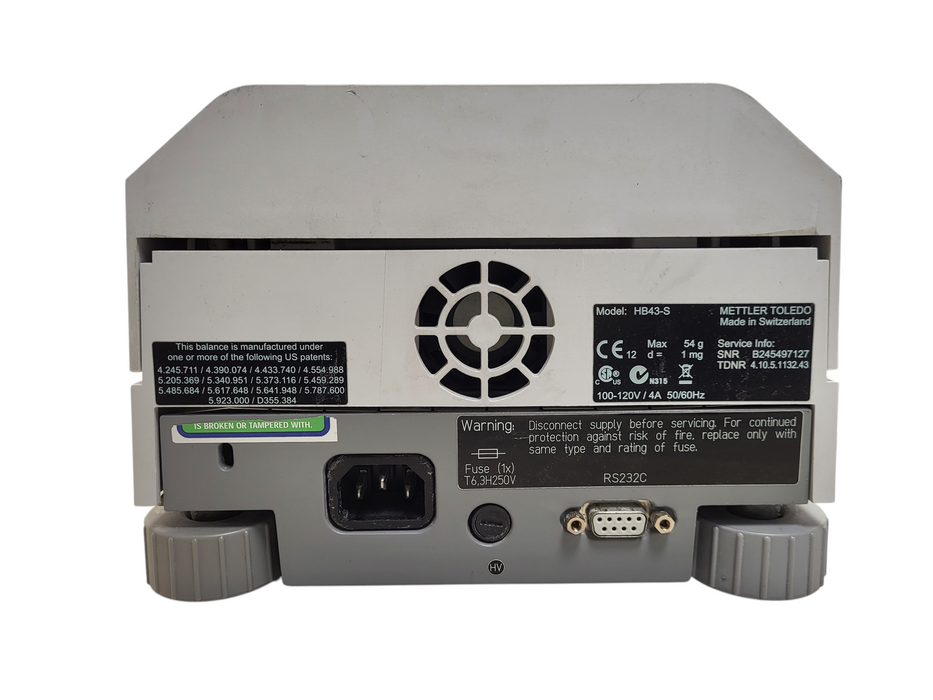 Mettler Toledo HB43-S Halogen Moisture Analyzer