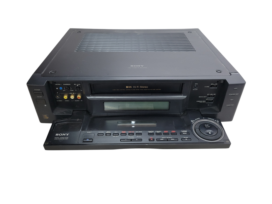 Sony SLV-R1000 Hi-Fi Stereo Super-VHS VCR 4-Head (READ)