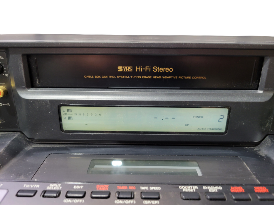 Sony SLV-R1000 Hi-Fi Stereo Super-VHS VCR 4-Head (READ)