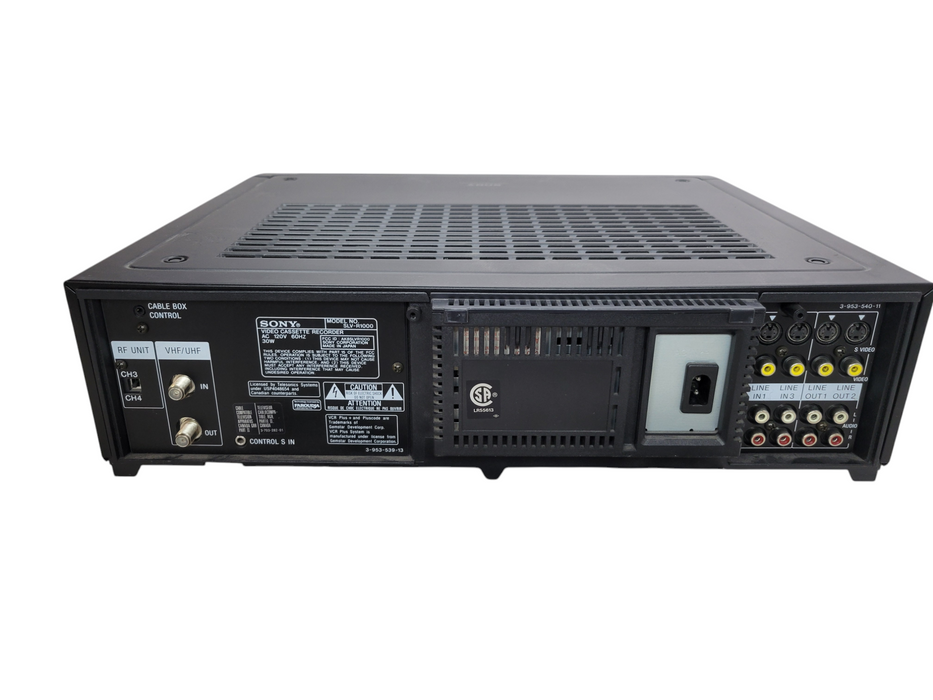 Sony SLV-R1000 Hi-Fi Stereo Super-VHS VCR 4-Head (READ)