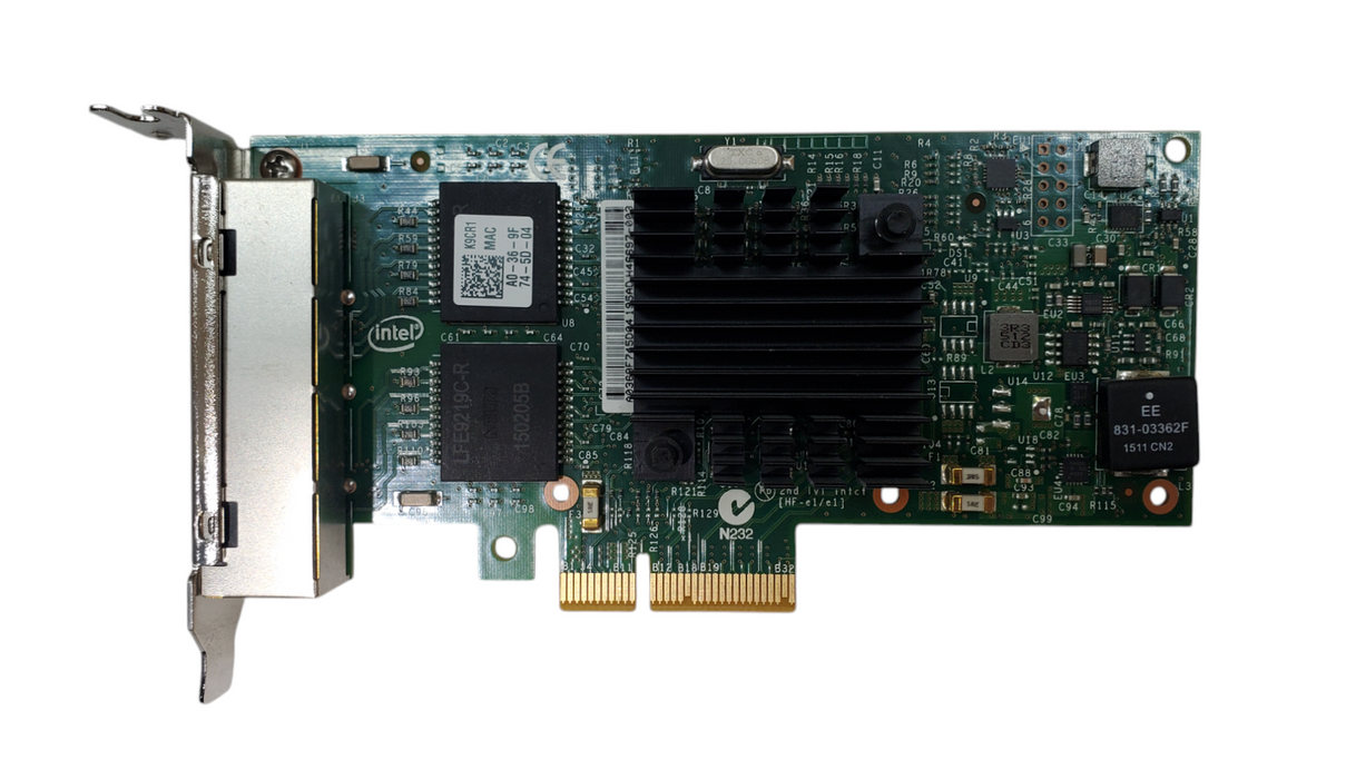 Dell 0K9CR1 Intel I350-T4 Quad-Port Gigabit PCIe Ethernet Adapter