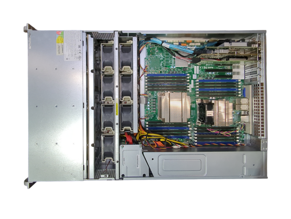 Supermicro CSE-847 4U Server X10DRI-T4+, 2x Xeon E5-2650v4, 16GB DDR4, 2x PSU