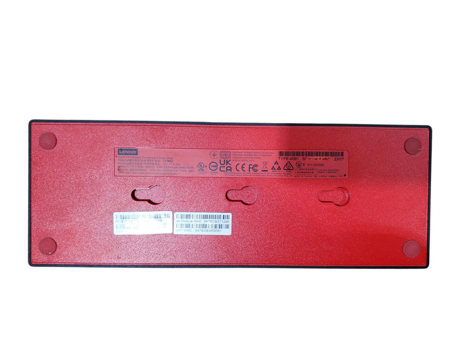 Lenovo ThinkPad Universal Thunderbolt 4 Smart Dock 40B1 w/ 135w Adapter