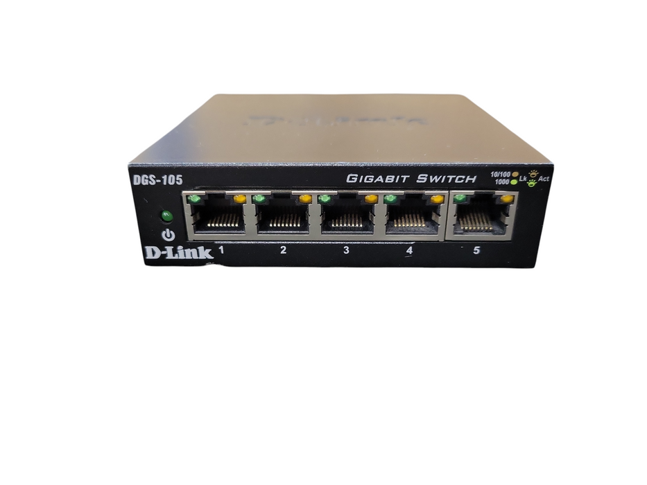 D-Link 5-Port Gigabit Metal Desktop Switch ( DGS-105)