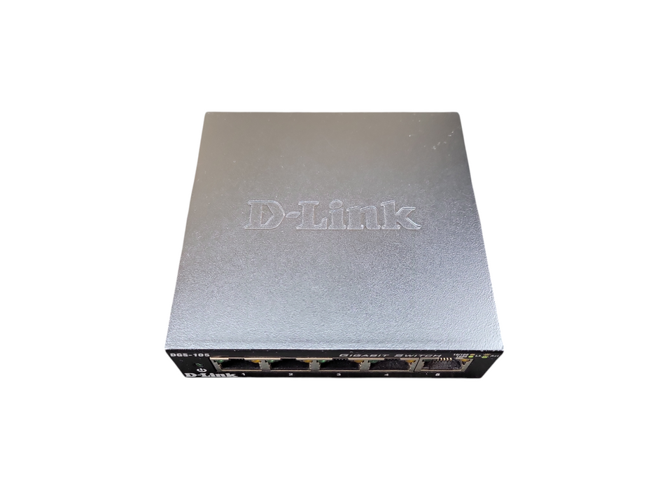 D-Link 5-Port Gigabit Metal Desktop Switch ( DGS-105)