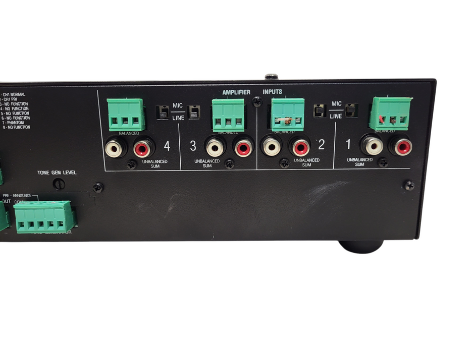 Crown 1160MA Mixer-Amplifier 4 input commercial audio mixer amplifier 180w