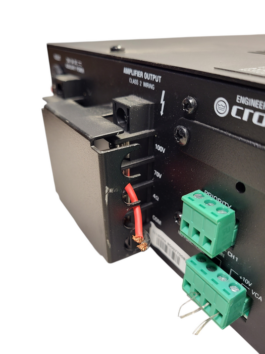 Crown 1160MA Mixer-Amplifier 4 input commercial audio mixer amplifier 180w