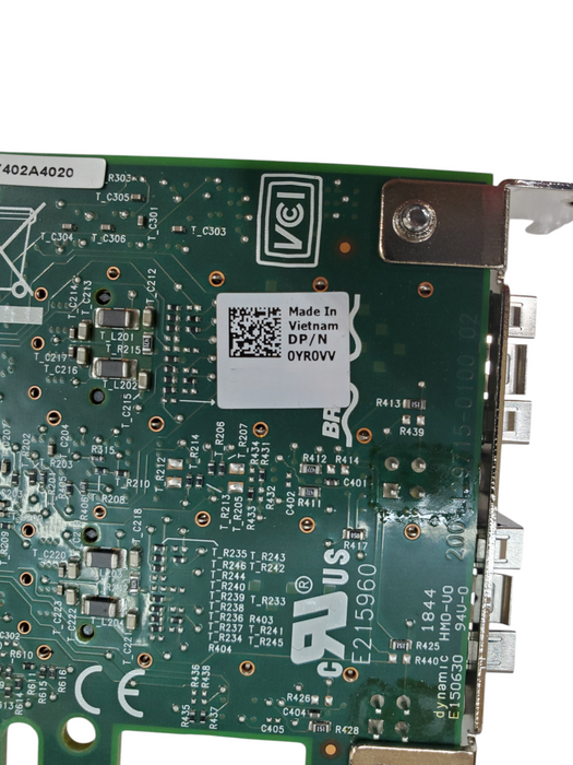 Dell 0YR0VV Broadcom 57412 2-Port 10Gb SFP+ Network Adapter