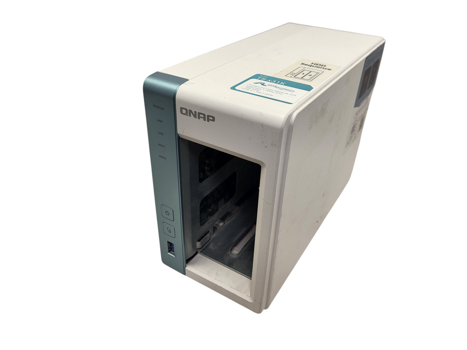QNAP TS-231K 2 Bay Home NAS with Two 1GbE Ports