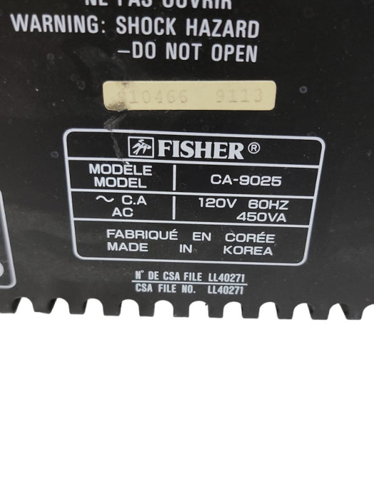Fisher CA-9025 Integrated Stereo only Amplifier| Read pls