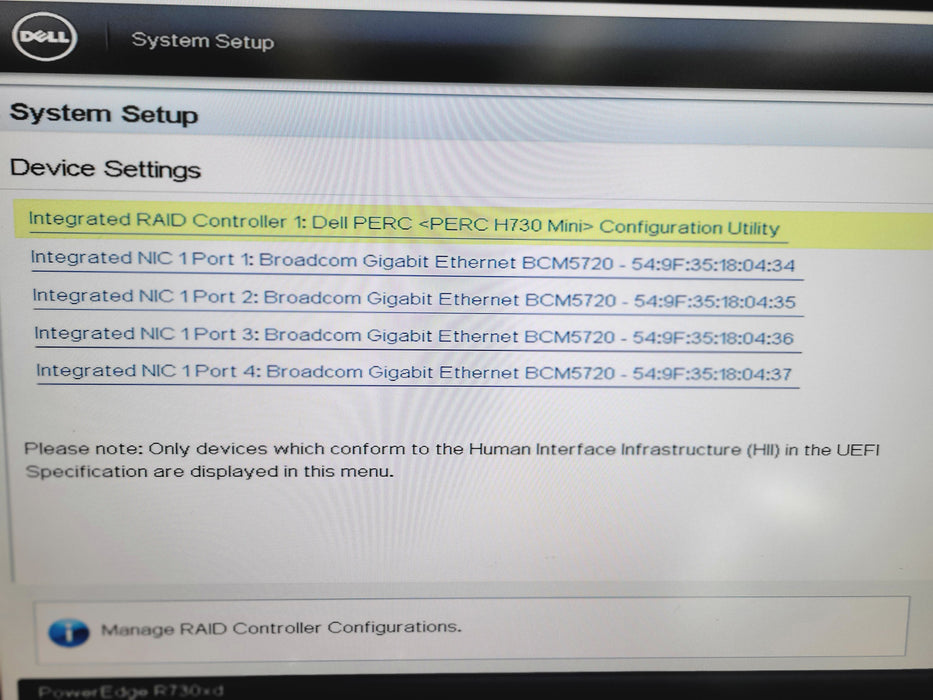 Dell PowerEdge R730xd - Xeon E5-2620 v3 16GB DDR4 PERC H730 Mini 2x1100W PSU