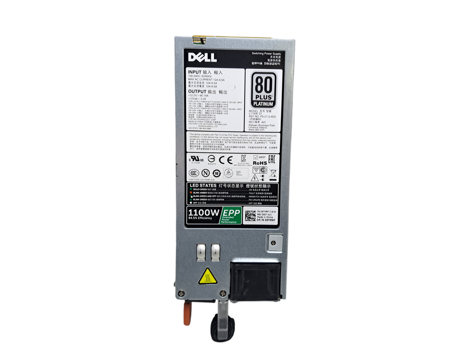 Dell PR21C 9TMRF CMPGM Y26KX PowerEdge R630 R730 1100W Power Supply