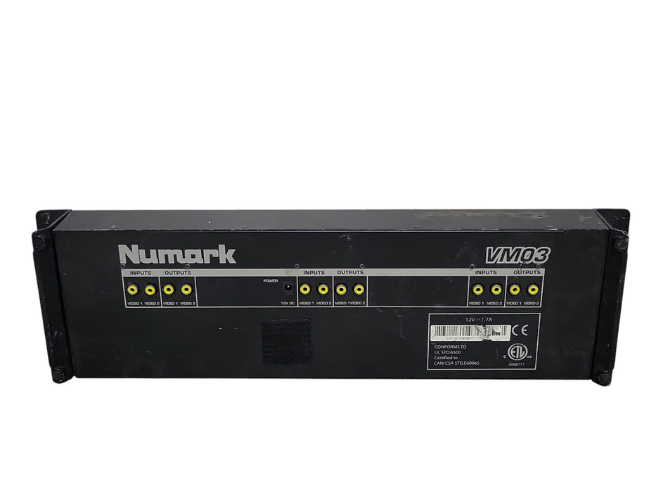 Numark VM03 Three-Screen Monitors, READ Detail