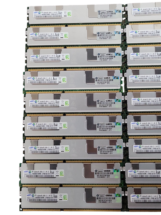 Lot of 18x Samsung 16GB 4Rx4 PC3-8500R DDr3 Server RAMs