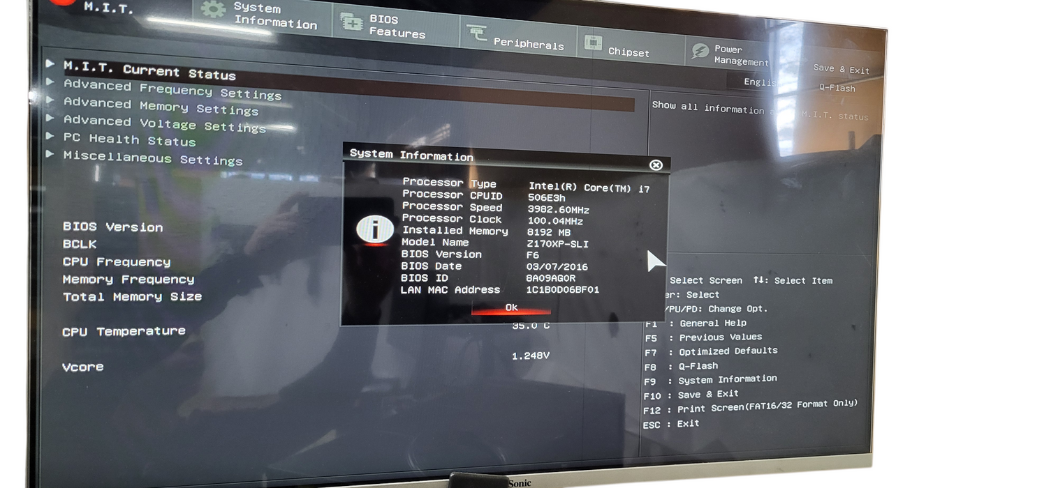Custom PC i7-6700 CPU|8GB DDR4|256GB NVME|Z170XP-SLI