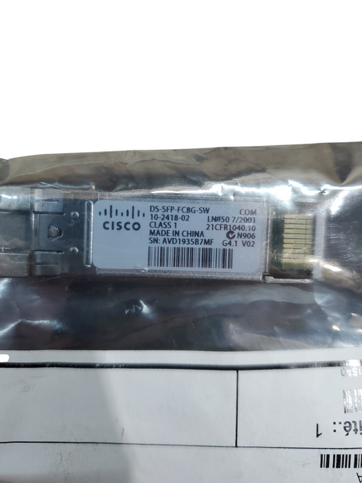 Lot 9x Cisco DS-SFP-FC8G-SW 8Gb SFP Transceiver - New