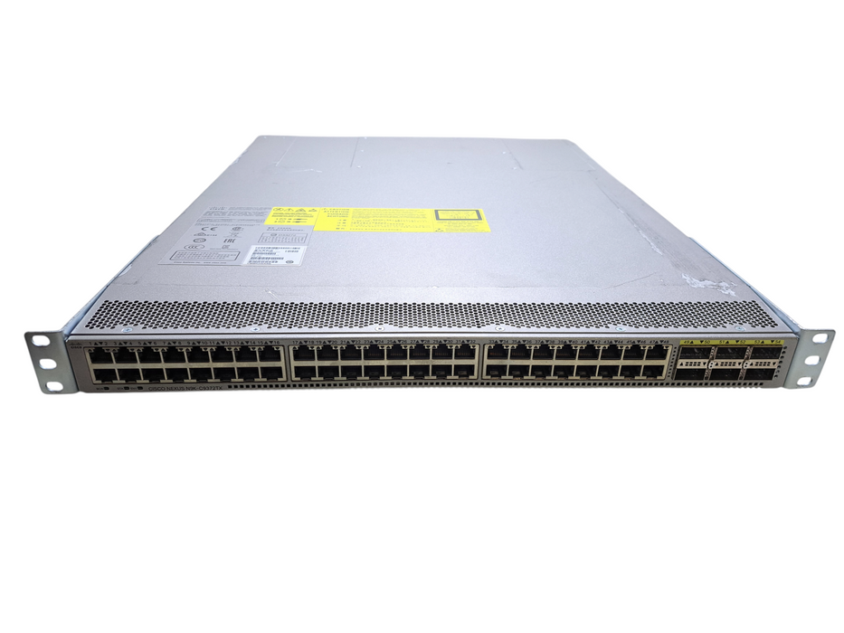 Cisco Nexus N9K-C9372TX 48-Port 1/10G RJ-45, 6x QSFP Network Switch w/ Dual AC