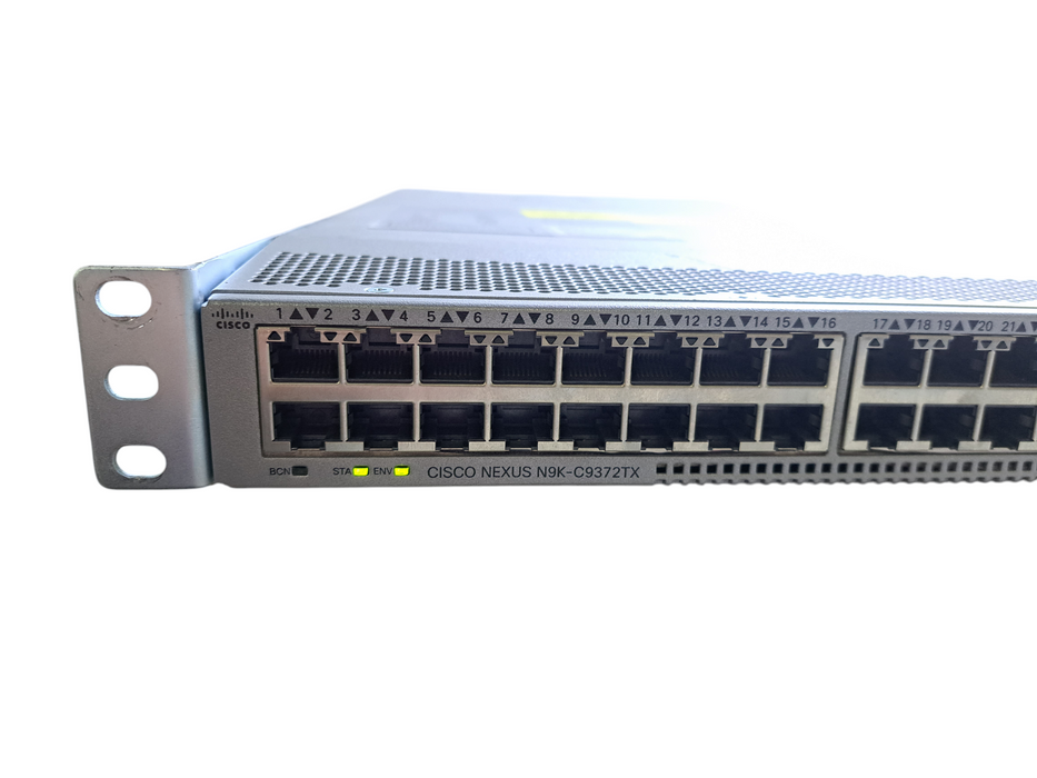 Cisco Nexus N9K-C9372TX 48-Port 1/10G RJ-45, 6x QSFP Network Switch w/ Dual AC
