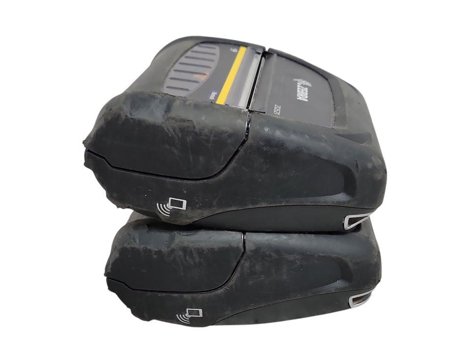 Lot of 2x Zebra ZQ521 Mobile Thermal Label Printer For Parts AS IS *Read*