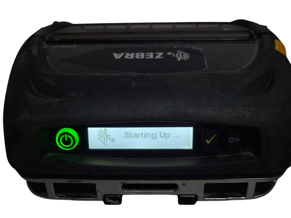 Lot of 2x Zebra ZQ521 Mobile Thermal Label Printer For Parts AS IS *Read*