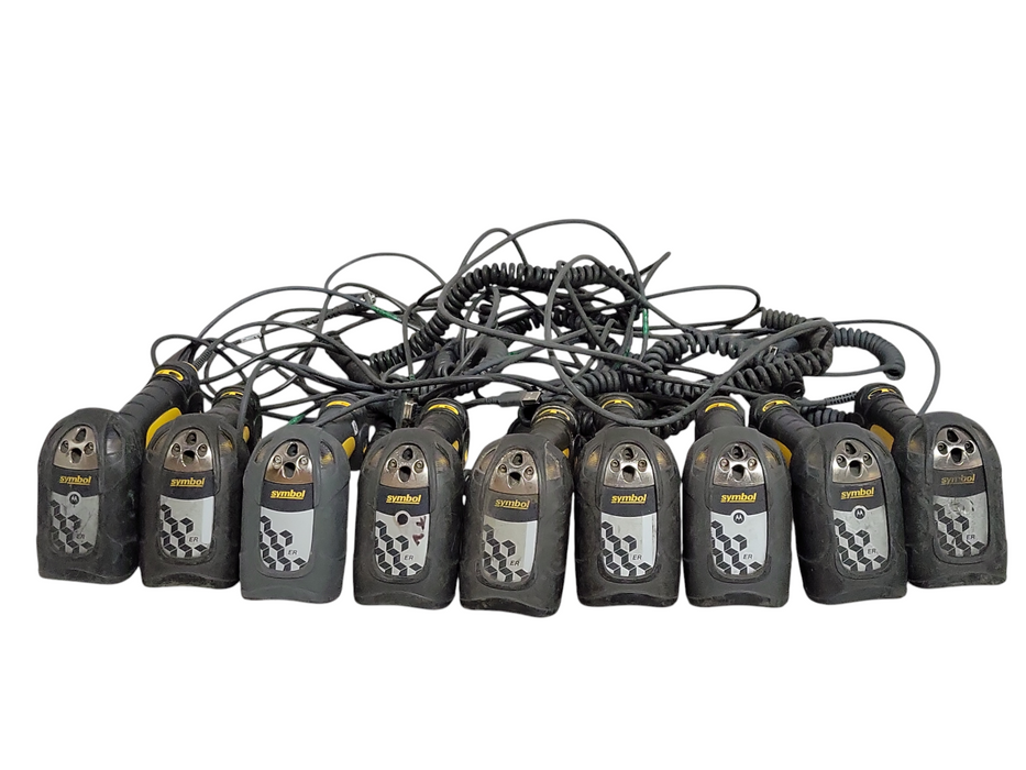 Lot of 9x Symbol Motorola LS3408-ER Extended Range 1D Laser Scanner, READ