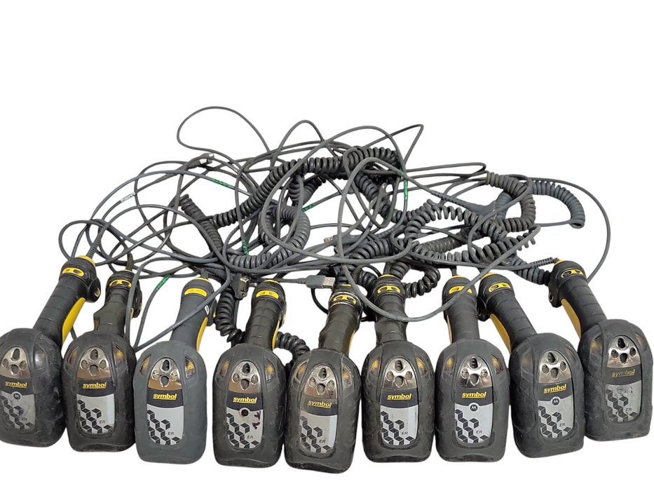 Lot of 9x Symbol Motorola LS3408-ER Extended Range 1D Laser Scanner, READ