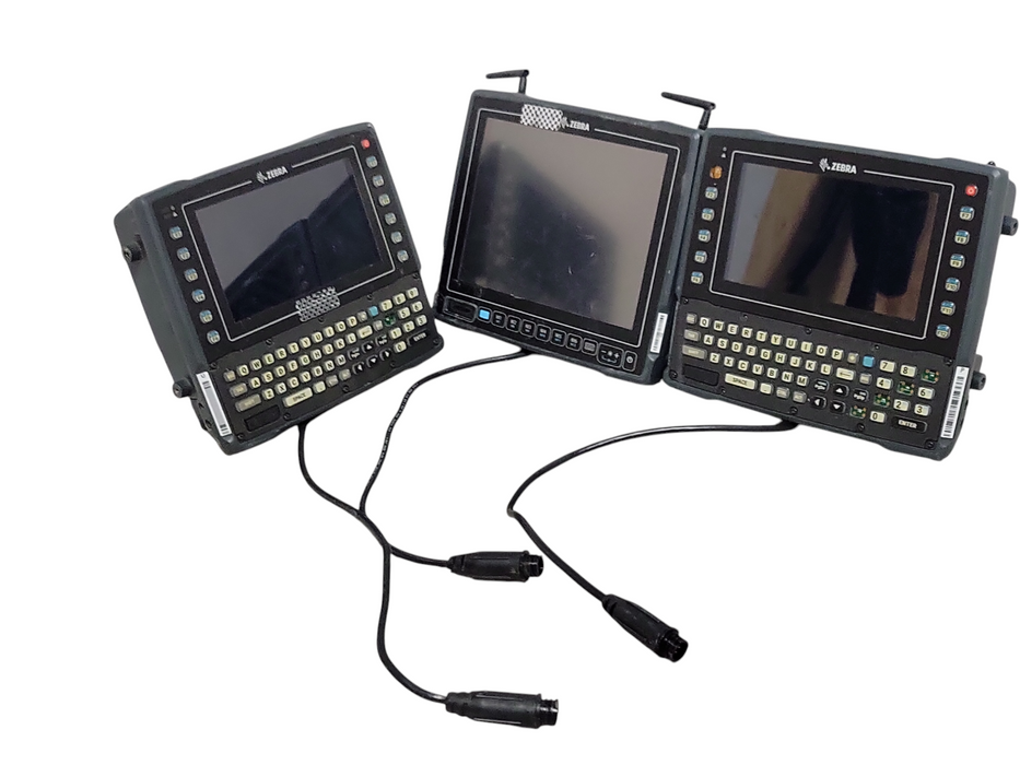 Lot of 3x Zebra (2x VC8300 and 1x VC80x) Vehicle Computers, READ