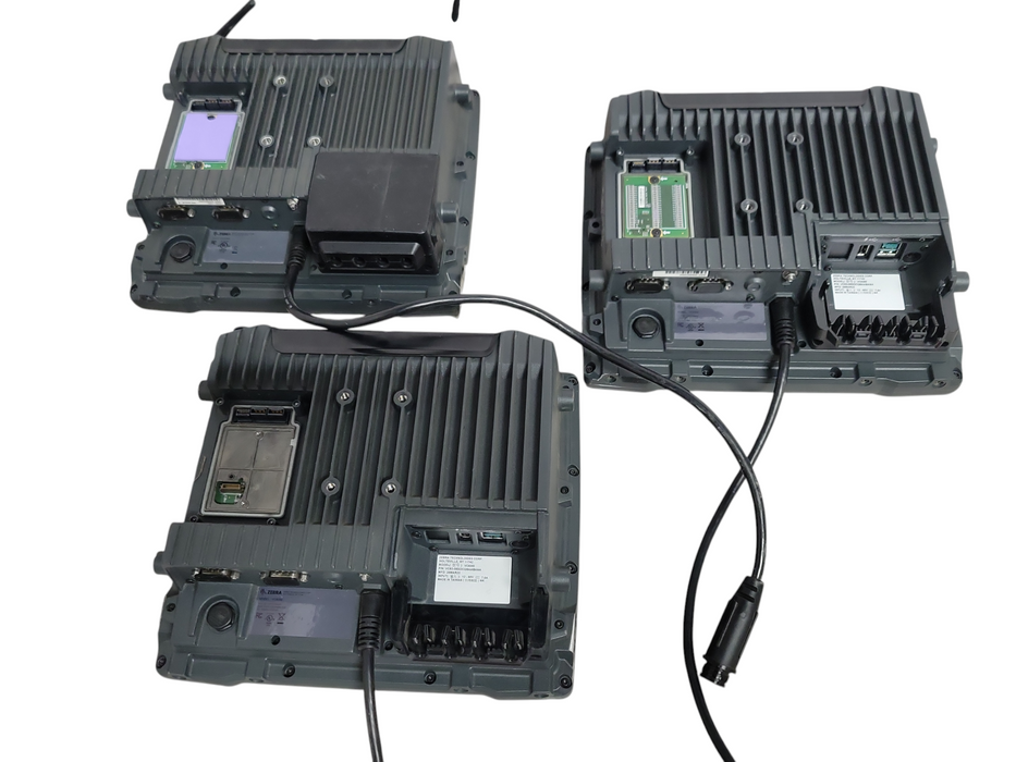 Lot of 3x Zebra (2x VC8300 and 1x VC80x) Vehicle Computers, READ