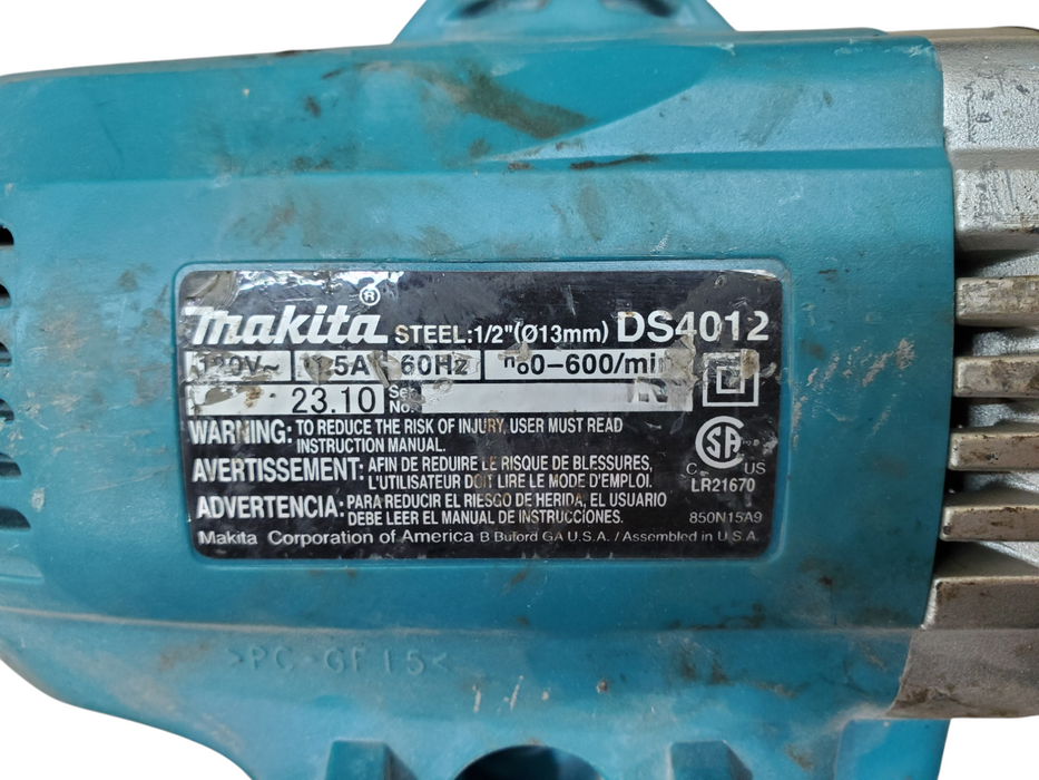 Makita DS4012 1/2" Spade Handle Drill *READ*