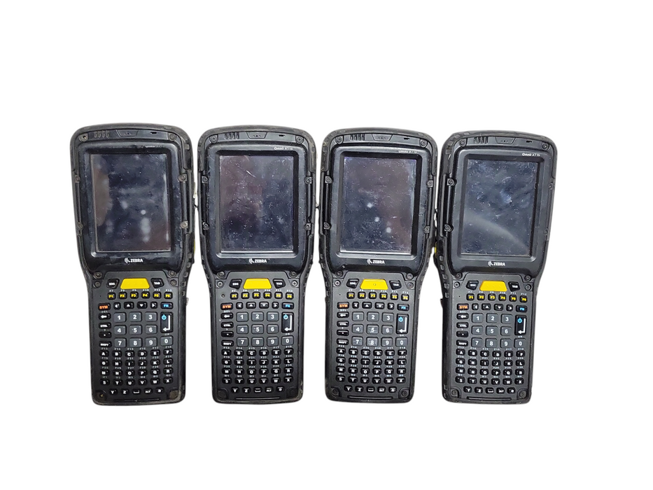 Lot of 4x Zebra/Psion 7545MBW Long Range Barcode Scanner, No Battery, READ