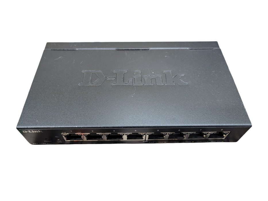D-Link DGS-1100-08PV2 8-Port Gigabit Smart Managed Ethernet Switch