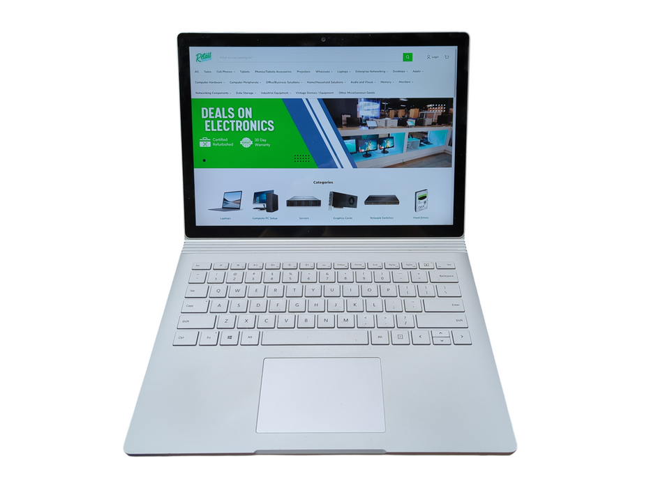 Microsoft Surface Book 2, i7-8650U, 16GB RAM 512GB SSD, GTX1050, READ