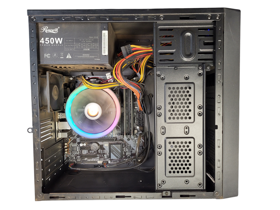 Custom PC Gigabyte B365M-DS3H i5-9600k 16GB DDR4 250GB SSD 450W PSU