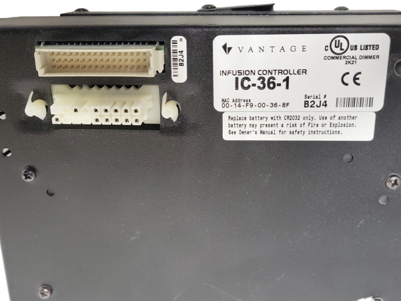 Vantage Controls IC-36-1 Infusion Controller/Processor  _
