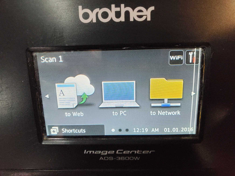 Brother Image Center ADS-3600W No Power Adapter *READ* @