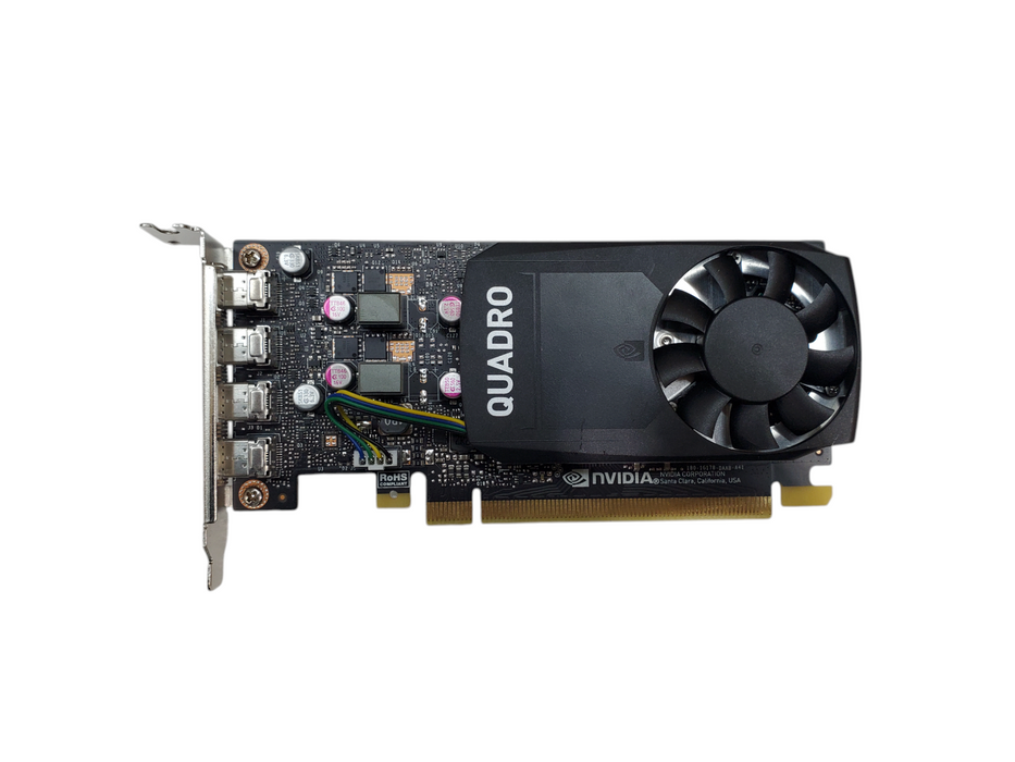 NVIDIA Quadro P1000 4GB GDDR5 Graphics Card - Low Profile